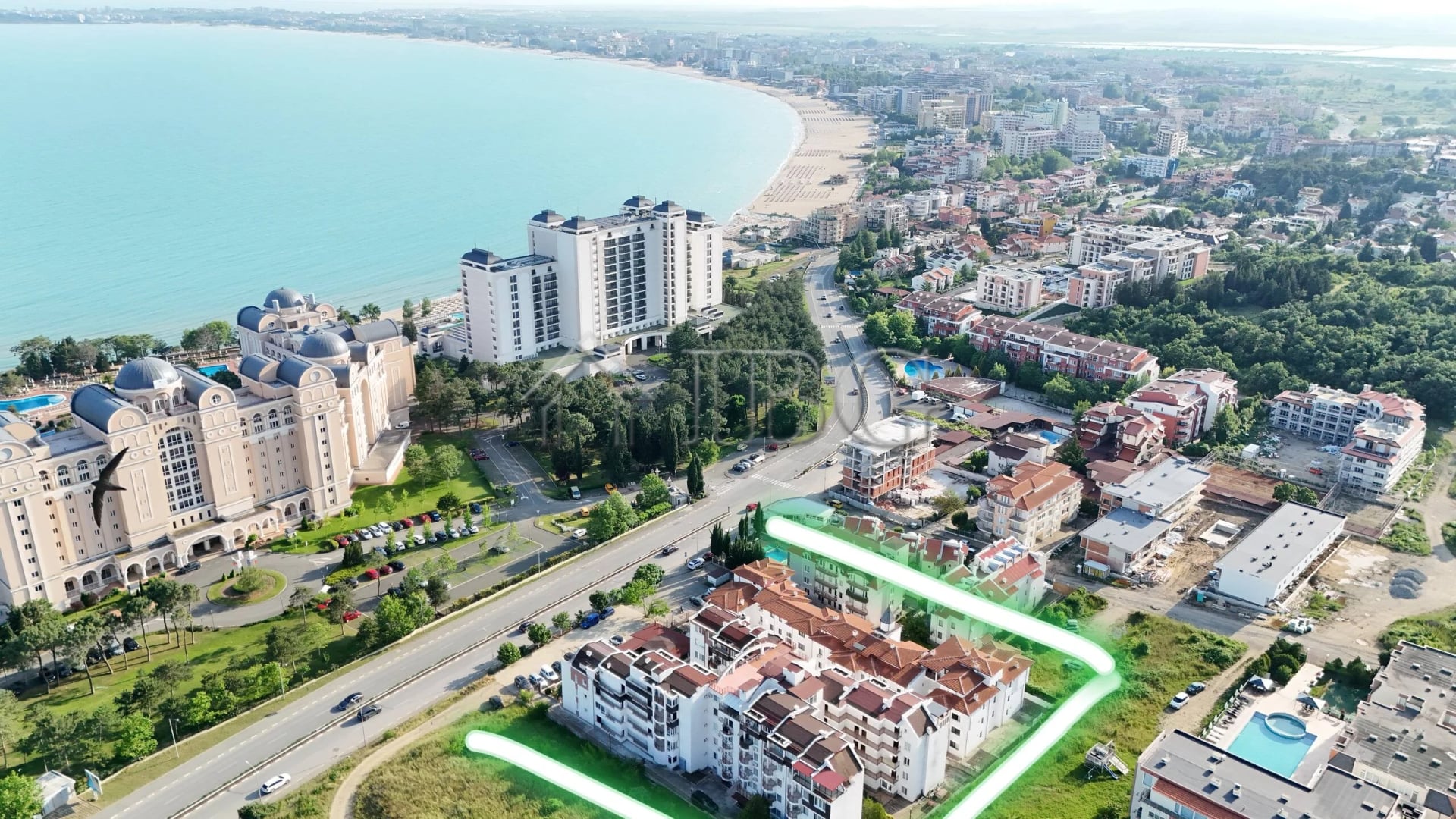 One-bedroom Apartment with Partial Sea View in Vista Del Mar 2, Saint Vlas