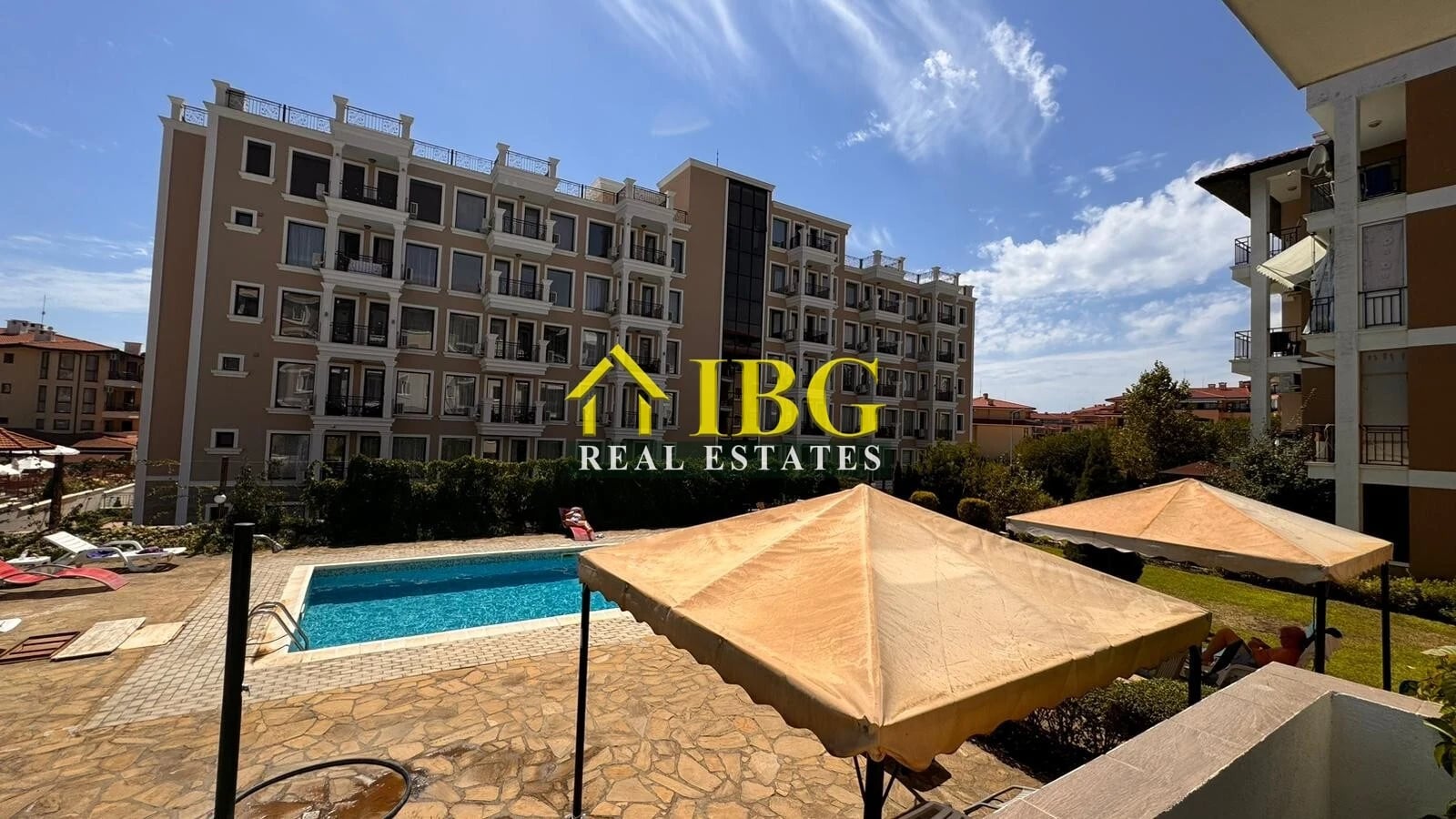 Pool View 1-bedroom apartment in Domus, Sveti Vlas