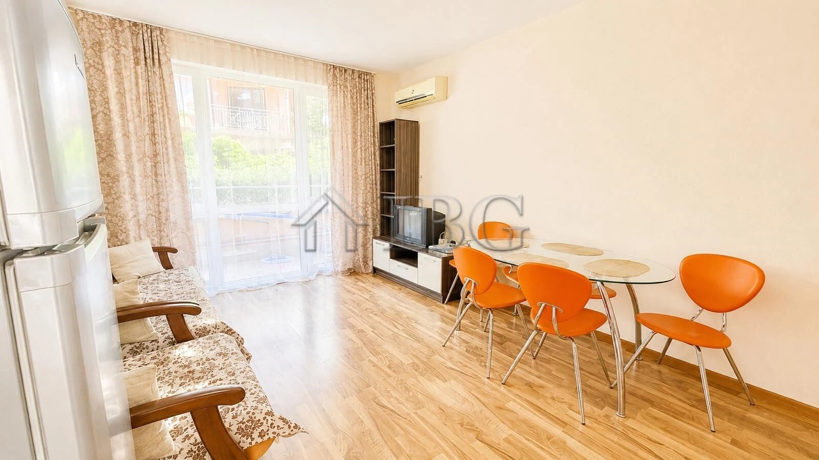 Ready to move in! Studio with Balcony in Sea Breeze, Sveti Vlas, 150 m. to the sea