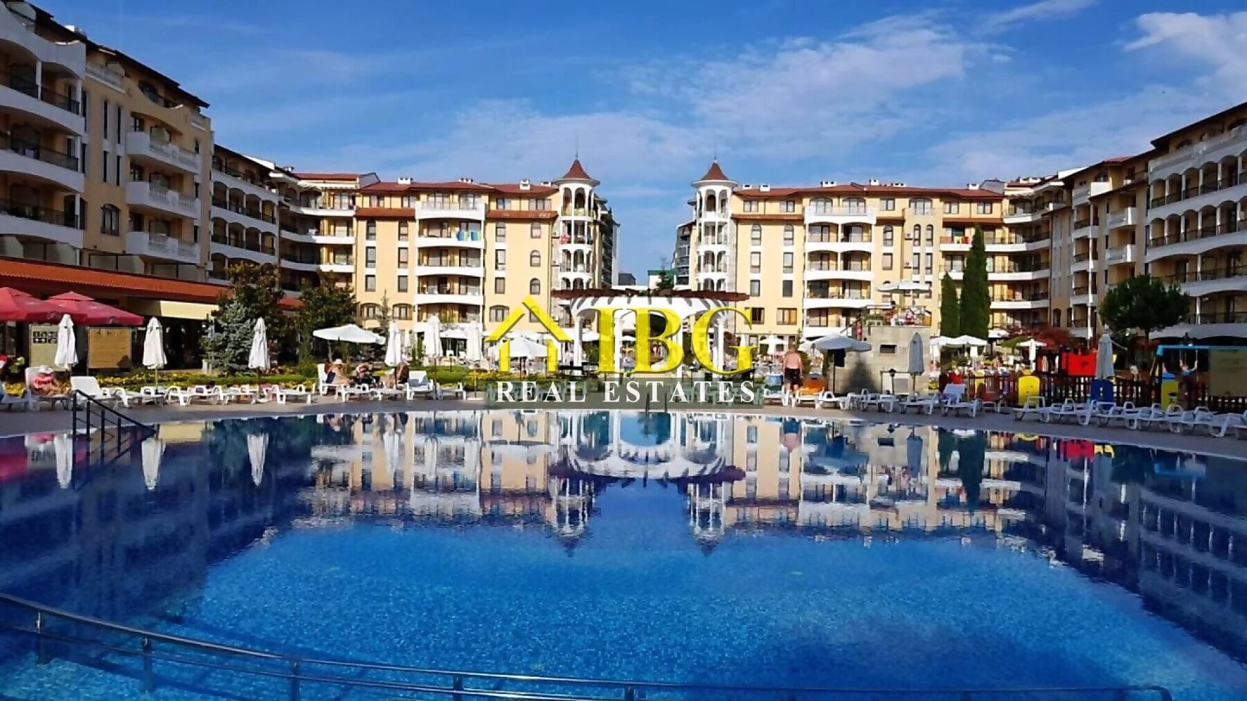 Spacious Furnished Studio with Terrace | Royal Sun, Sunny Beach