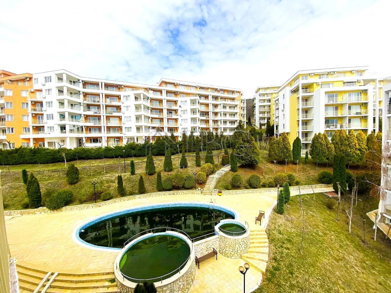 2-Bedroom Apartment (2+1) with Pool View | Imperial Fort Club, Sveti Vlas