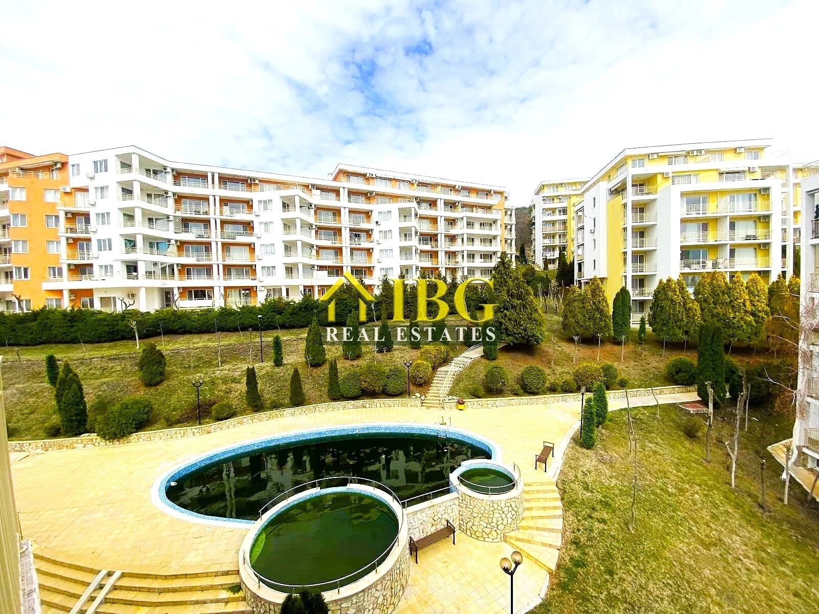 2-Bedroom Apartment (2+1) with Pool View | Imperial Fort Club, Sveti Vlas