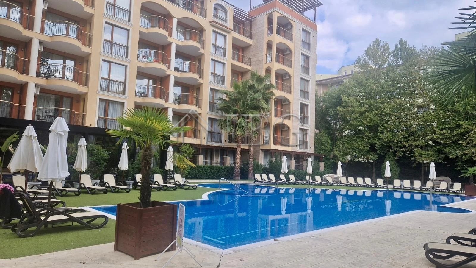 One-Bedroom Apartment with Pool View in Harmony Suites 1, Sunny Beach