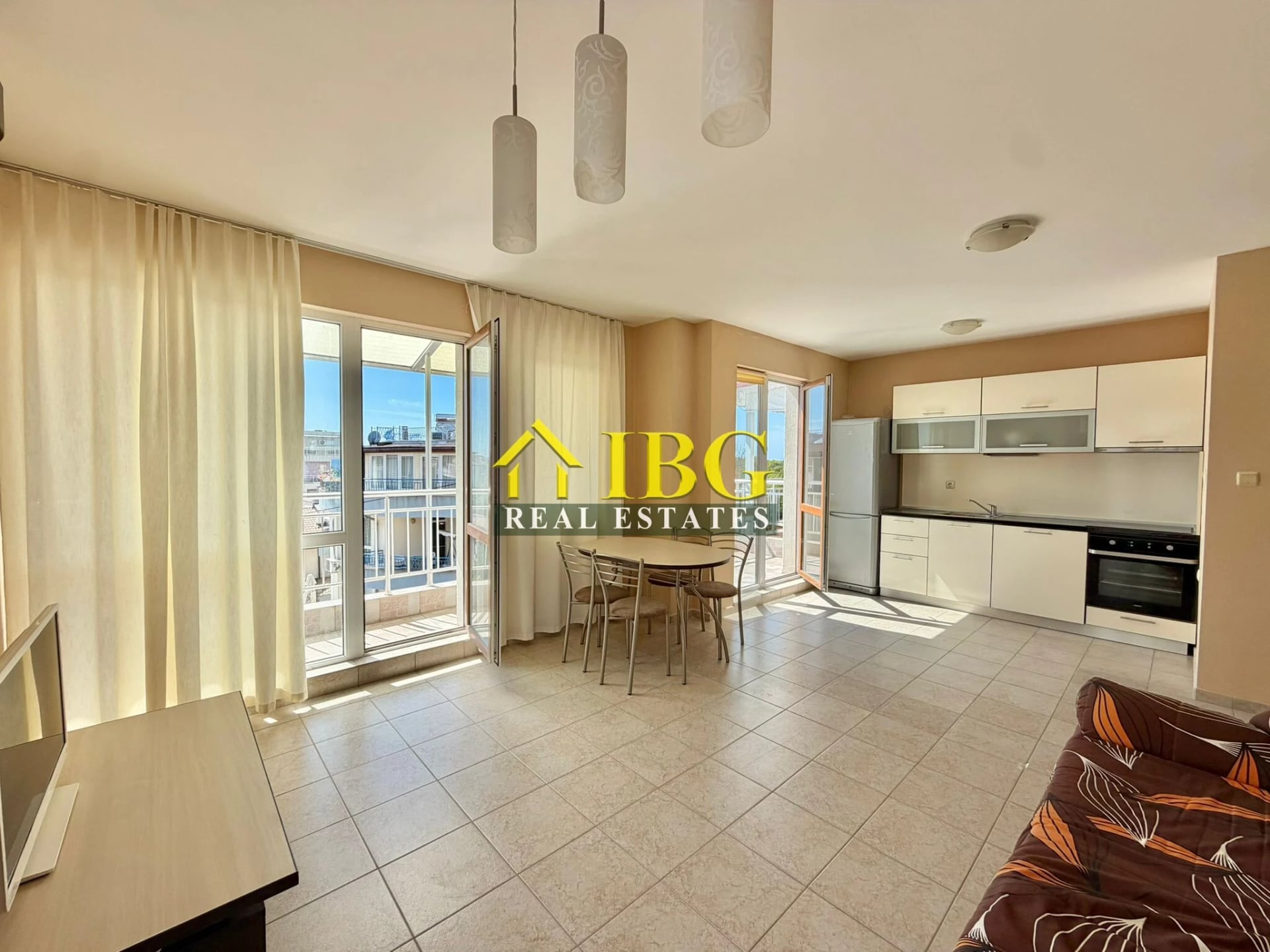 1-Bedroom Apartment with Sea & Street View | Amelia Garden, Ravda