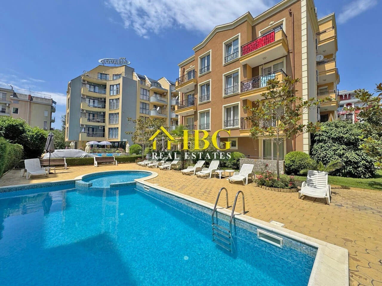 Studio Apartment with Separate Kitchen in Magnolia Residence 2, Sunny Beach