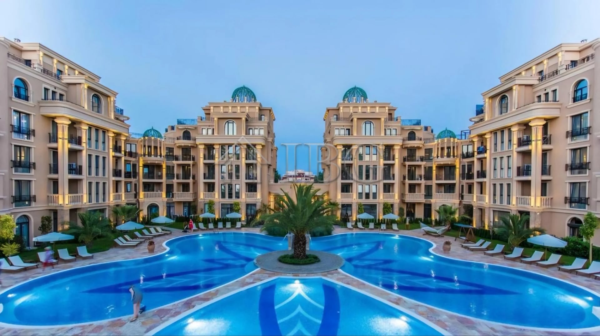 1-Bedroom Apartment with Park View in Aphrodite Gardens, Sunny Beach