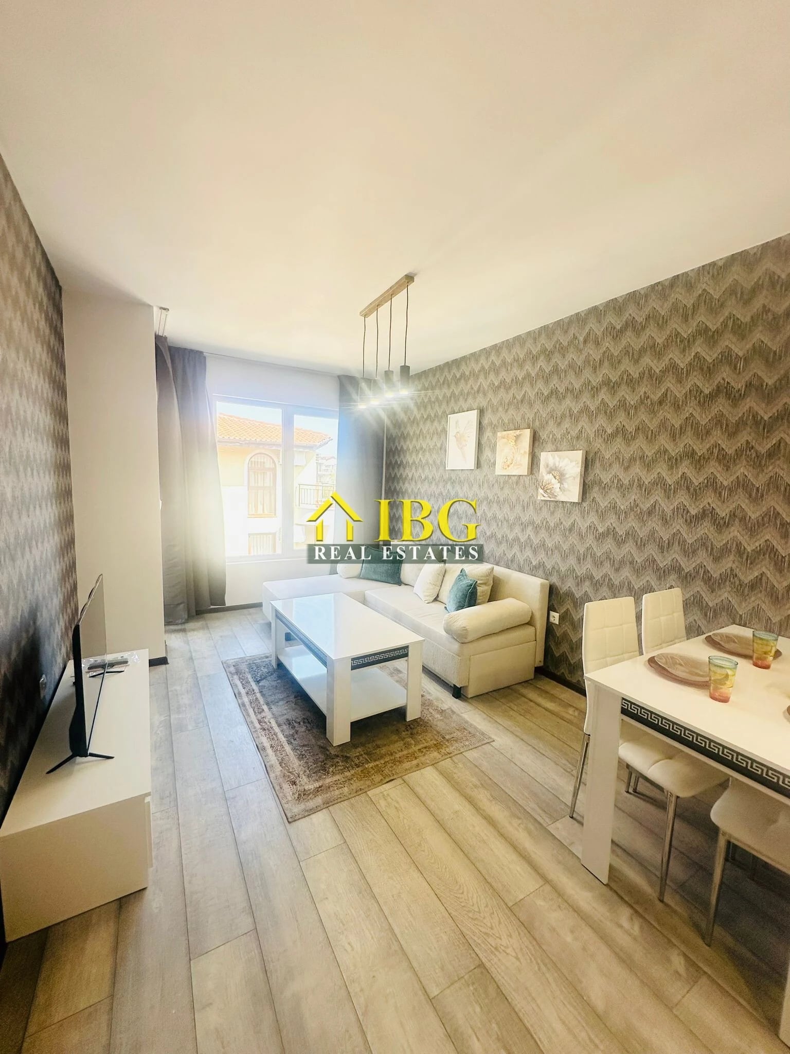 1-bedroom apartment with pool and partial sea views in Domus, Sveti Vlas