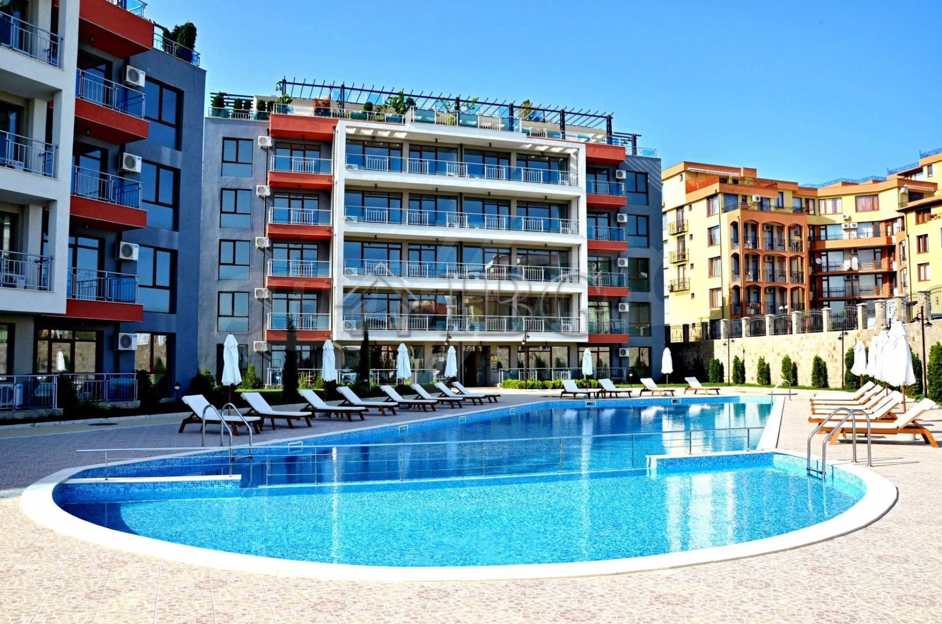 1-Bedroom Apartment with Courtyard View | Sun Wave, Sveti Vlas
