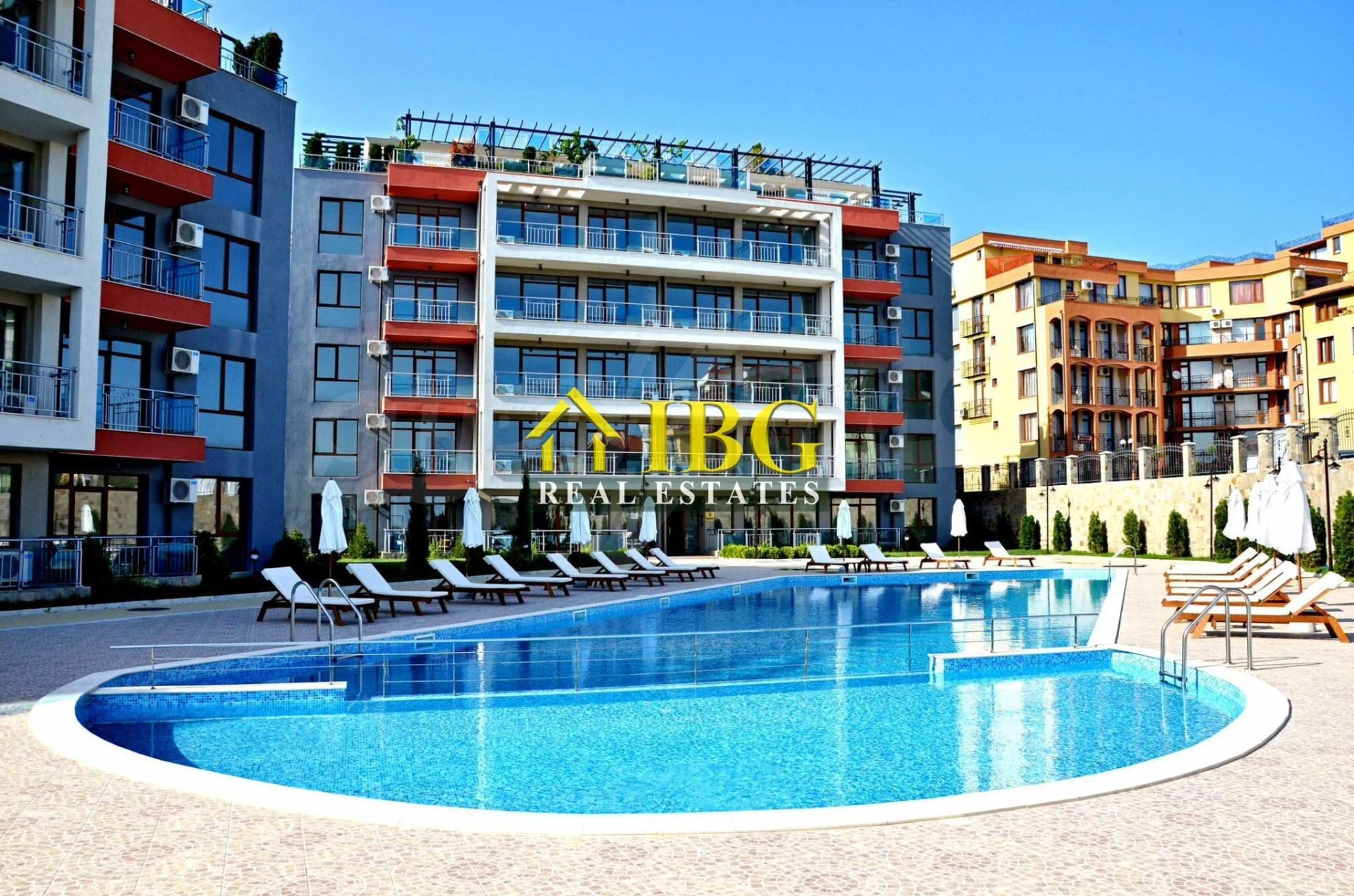 1-Bedroom Apartment with Courtyard View | Sun Wave, Sveti Vlas