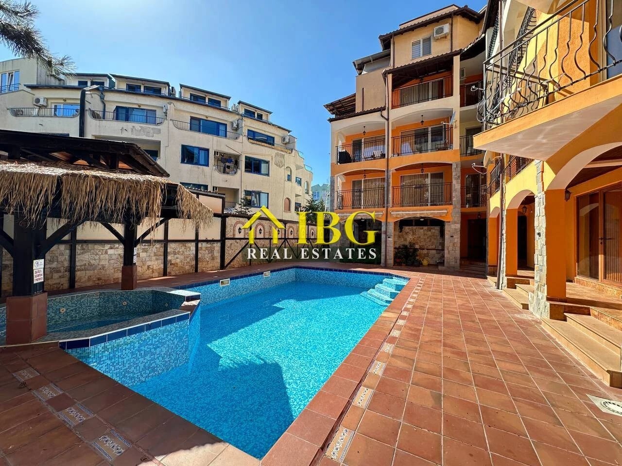 Spacious Furnished 1-Bedroom Apartment with Pool View | Casa Del Mar