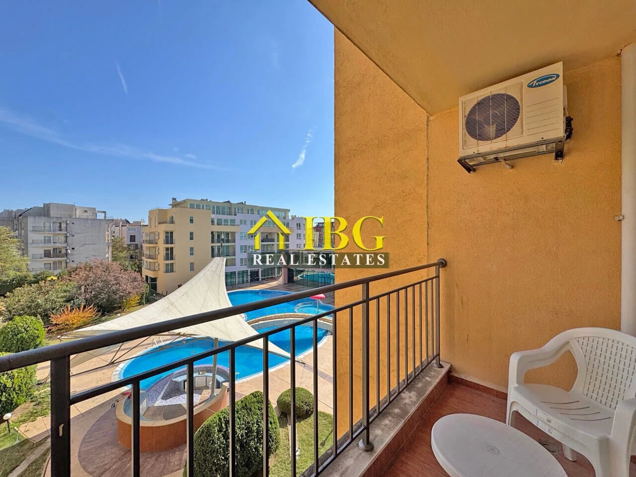 Furnished 1-Bedroom Apartment with Pool View | Polo Resort, Sunny Beach