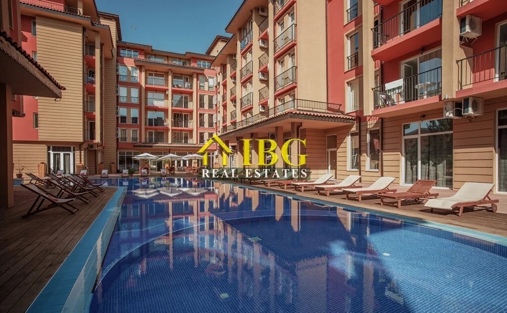 Furnished Studio with Pool View | Sunny View Central, Sunny Beach