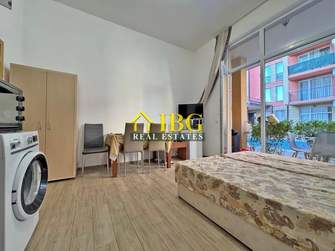 Studio with Balcony and Pool view in Sunny View Central, Sunny Beach