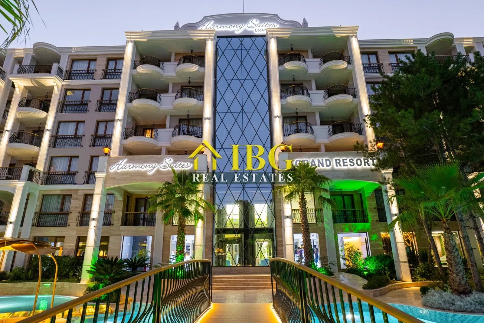 Luxury 1-Bedroom Apartment with Patio | Harmony Suites 14, Sunny Beach