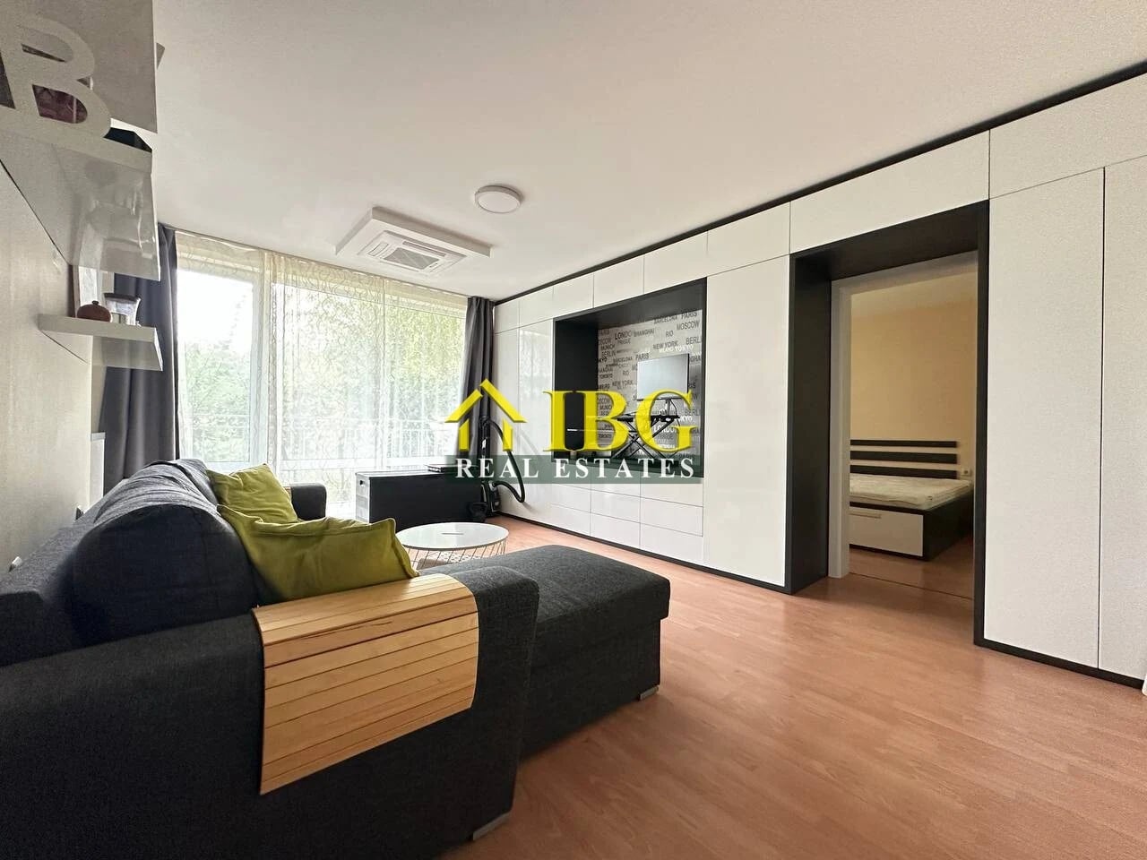 Ground floor 1-Bedroom Apartment with Garden View – Crown Fort Club, Sveti Vlas