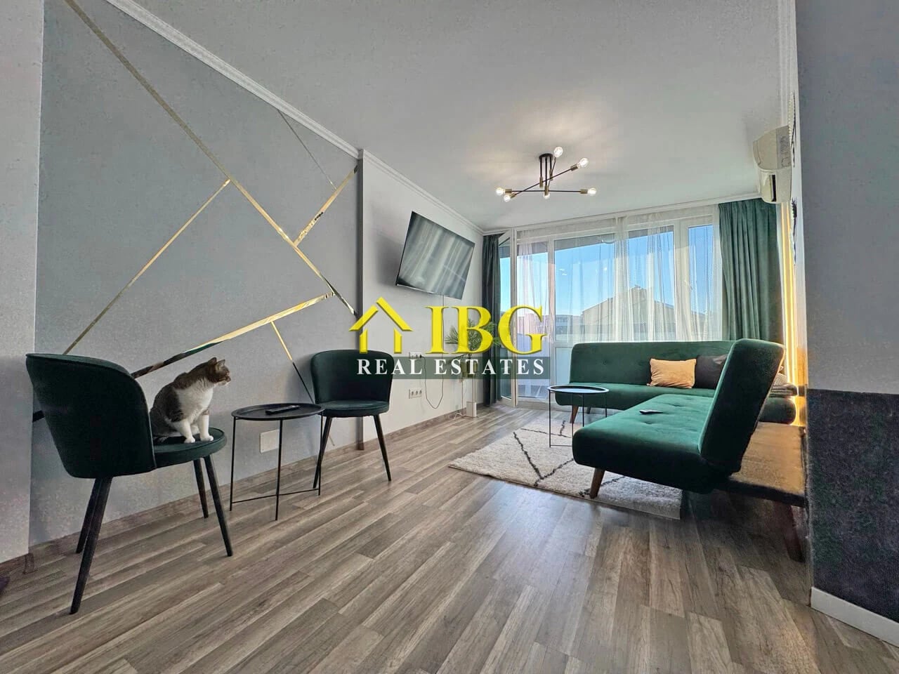 Spacious Furnished 1-Bedroom Apartment with City View | Sunny Beach Plaza, Sunny Beach