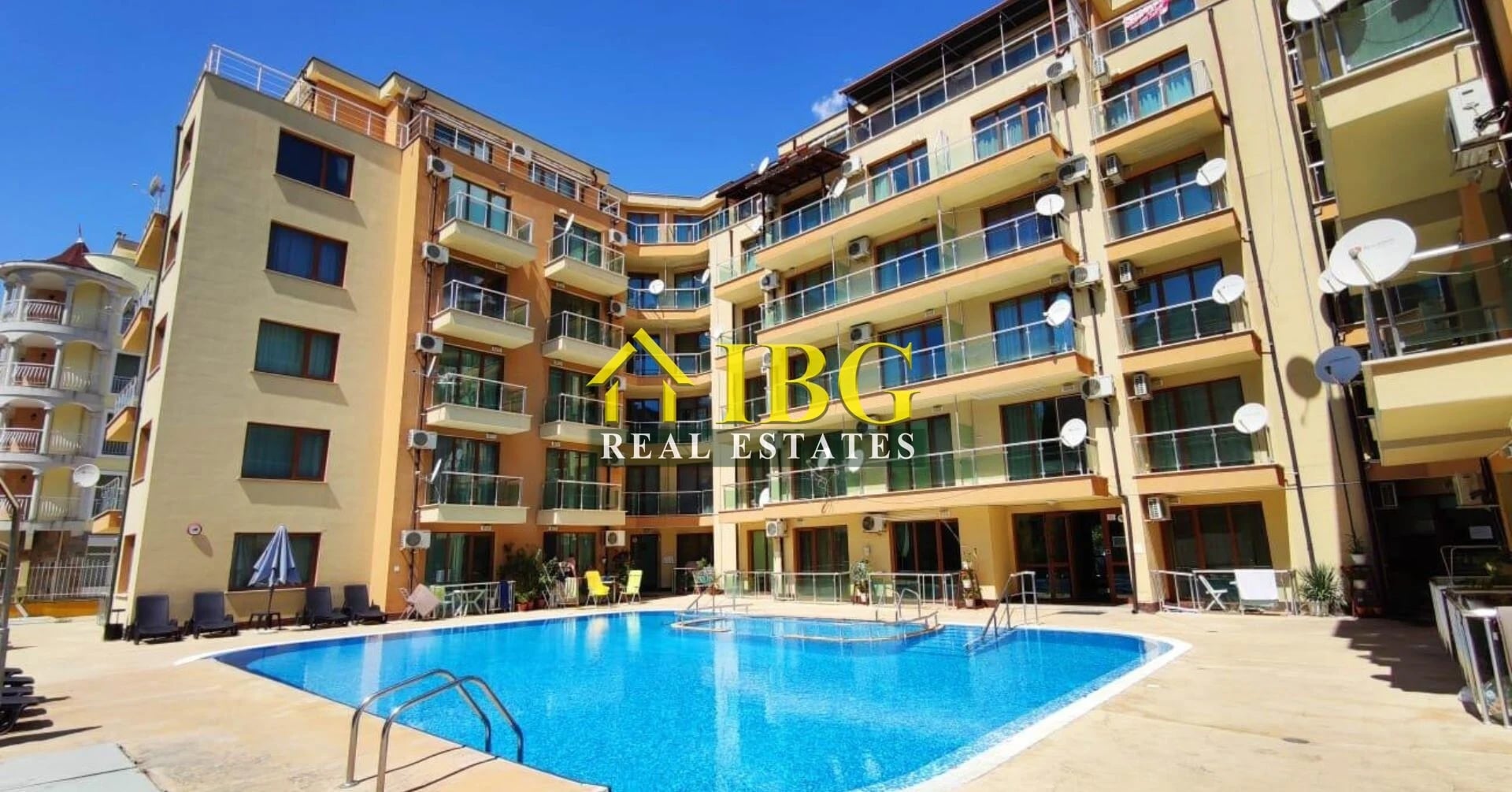 Furnished Studio with Pool View | Amadeus 11, Sunny Beach