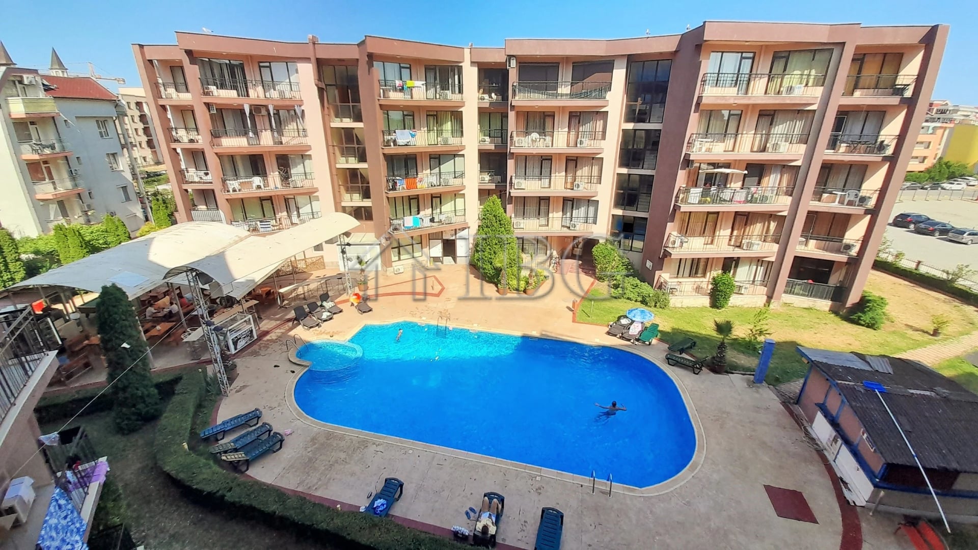 Renovated One-Bedroom Apartment with Pool View in Sea Grace Complex, Sunny Beach