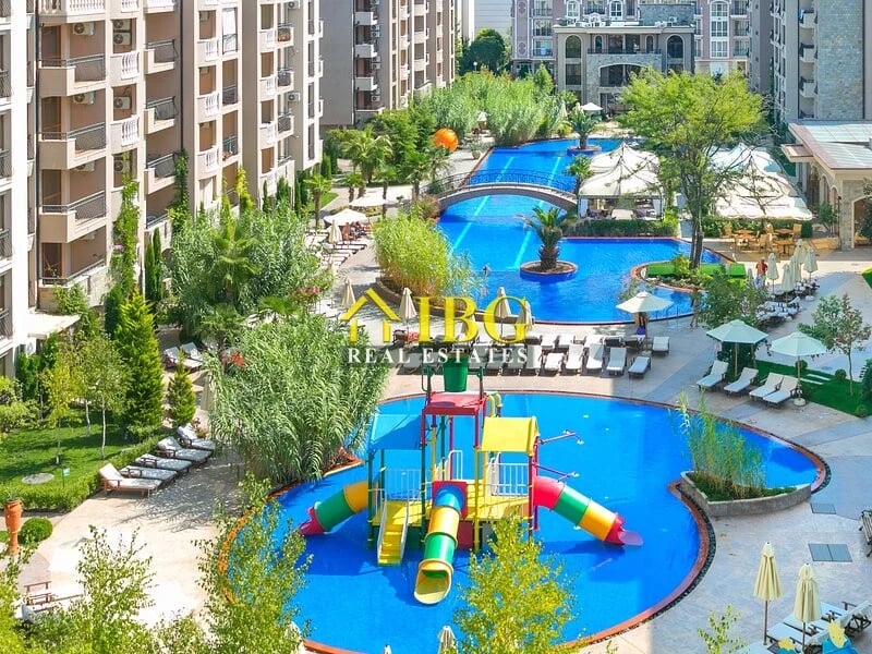 Spacious Furnished 1-Bedroom Apartment in Cascadas 4, Sunny Beach