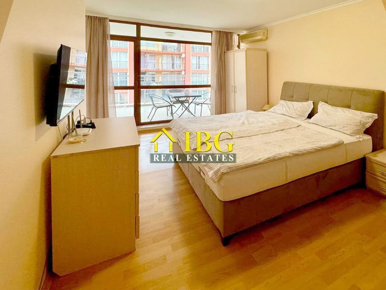 Furnished Studio with separate kitchen and balcony | Sun City 1, Sunny Beach