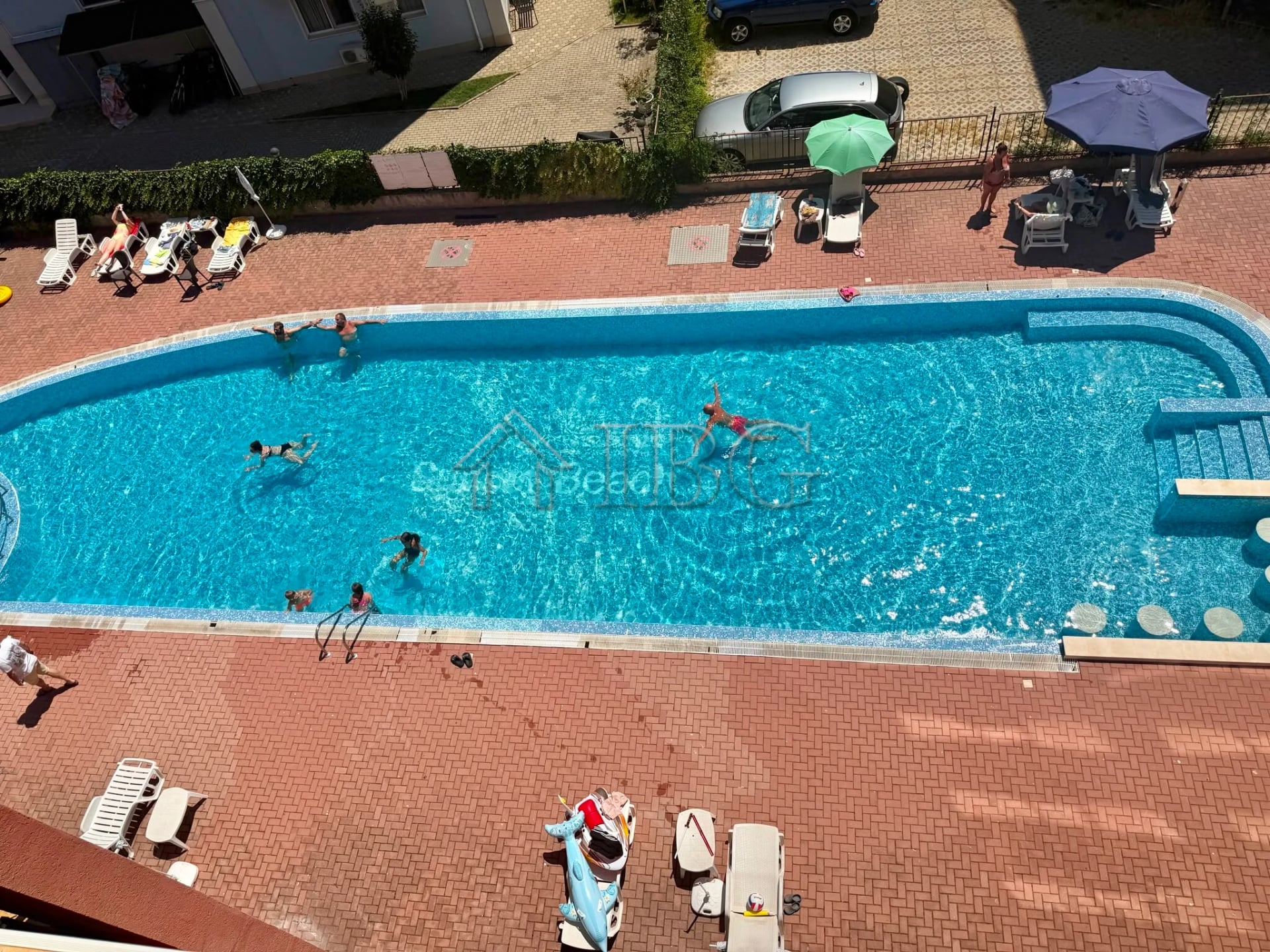 Furnished Studio in Sunset Beach 4, Central Sunny Beach