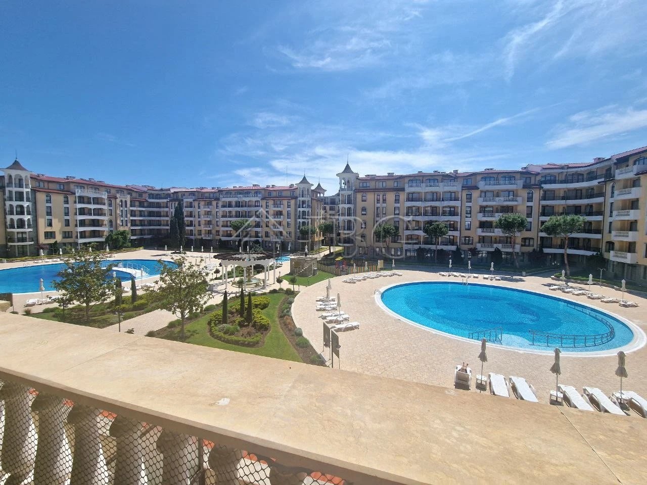 Apartment with 2 Rooms and Pool View | Royal Sun, Sunny Beach