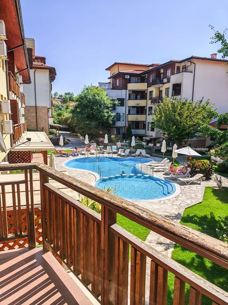 Spacious Apartment with Pool View – Garden of Eden, Sveti Vlas