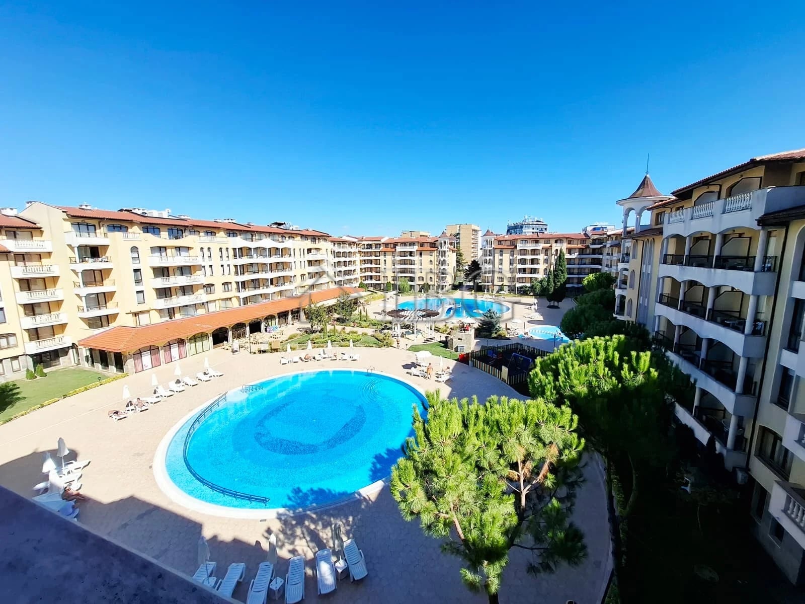Apartment with One Bedroom and Pool View | Royal Sun, Sunny Beach