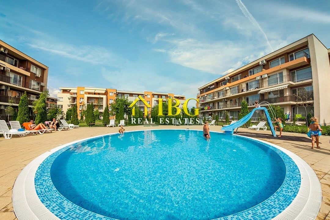 Furnished Studio with Balcony in Nessebar Fort Club, Sunny Beach