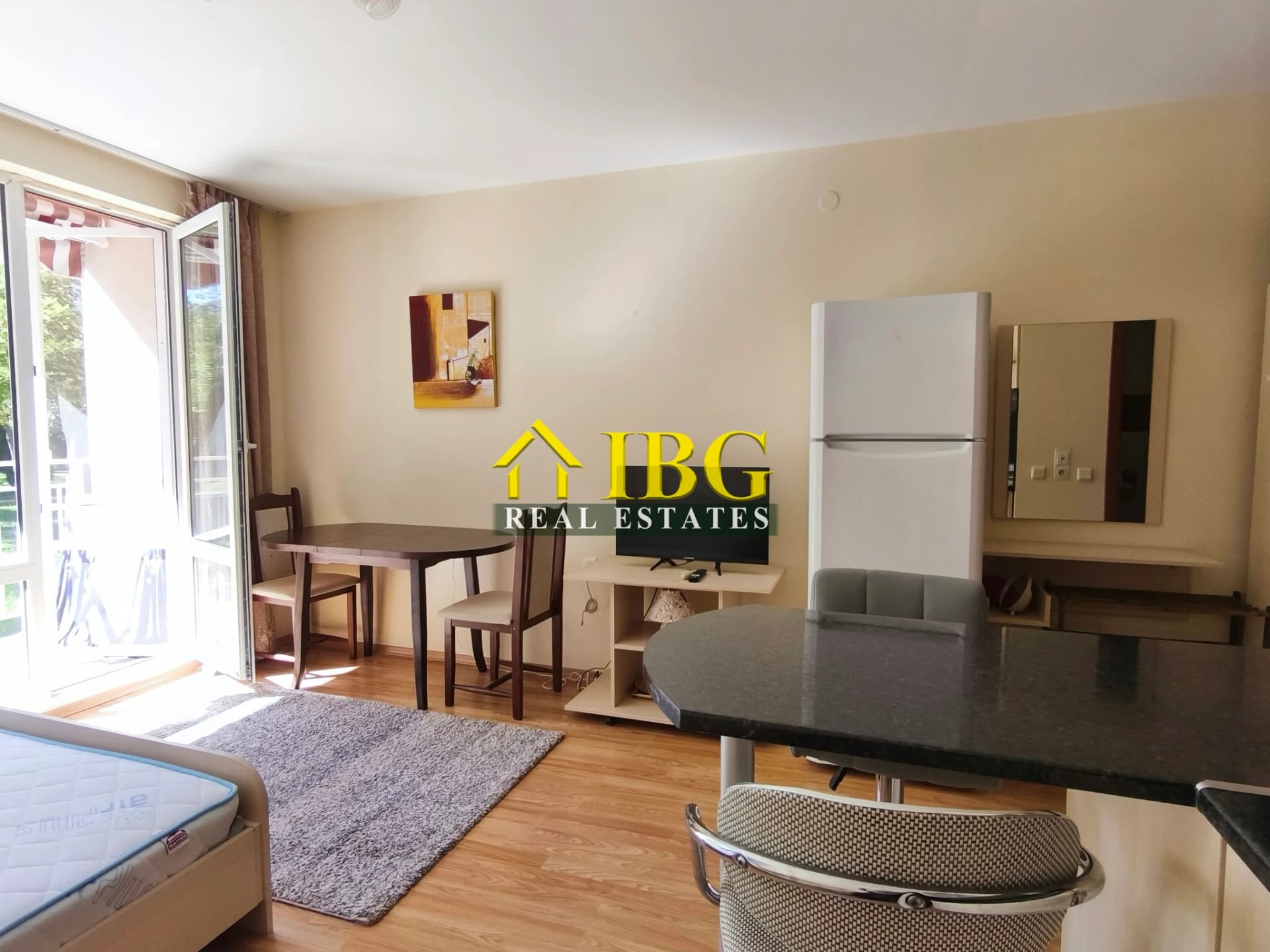 Spacious Studio with Balcony in Nessebar Fort Club, Sunny Beach