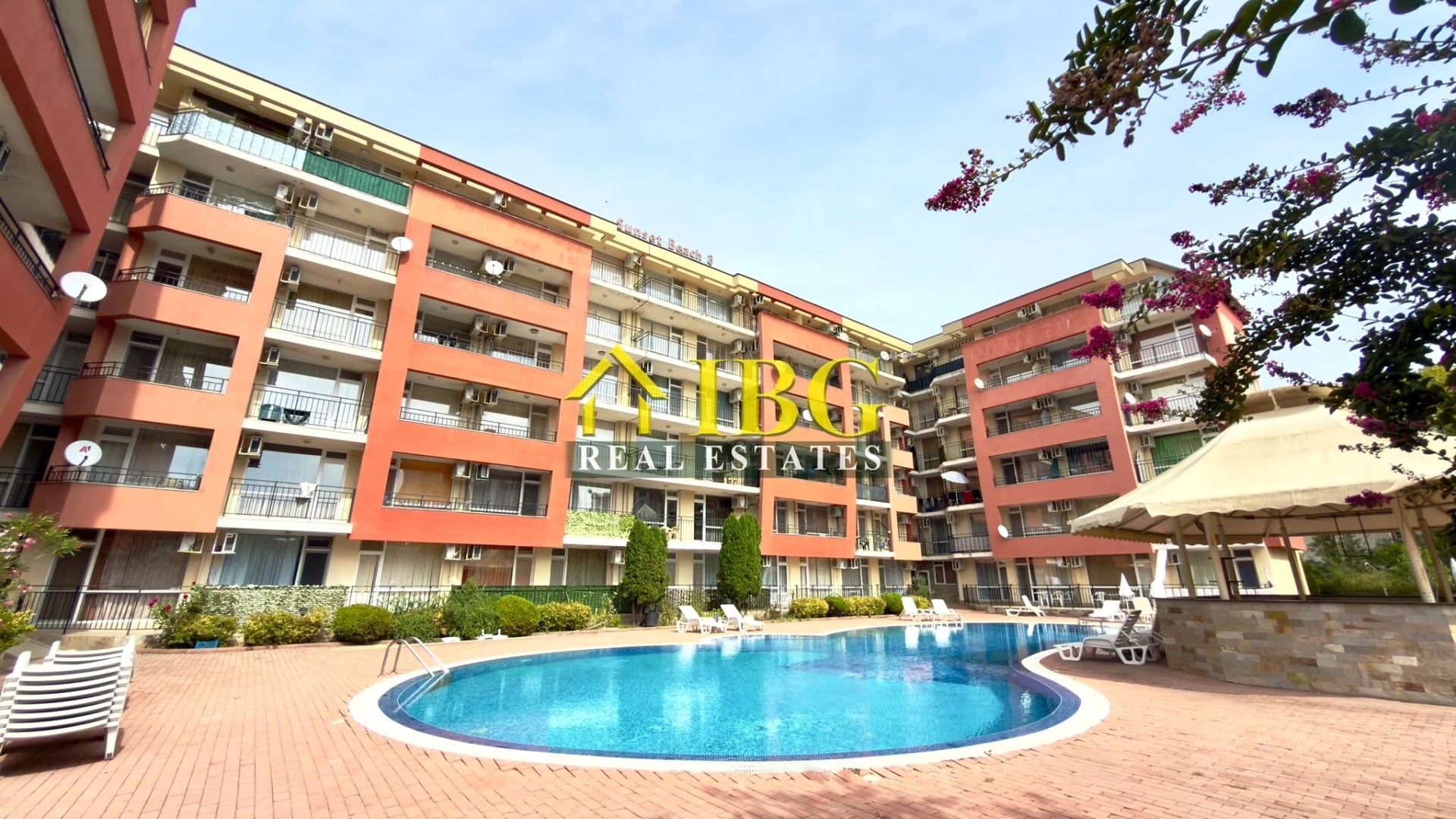 Furnished Studio with Pool View | Sunset Beach 3, Sunny Beach